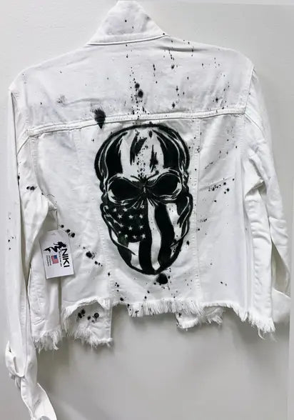 Bandana Skull Denim