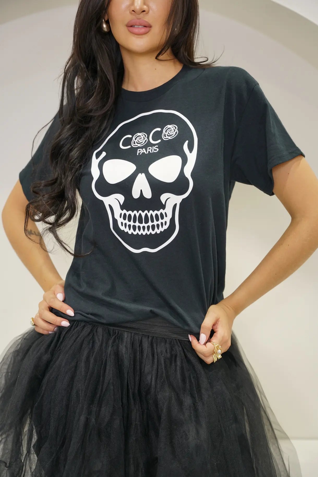 Flower Skull Tee