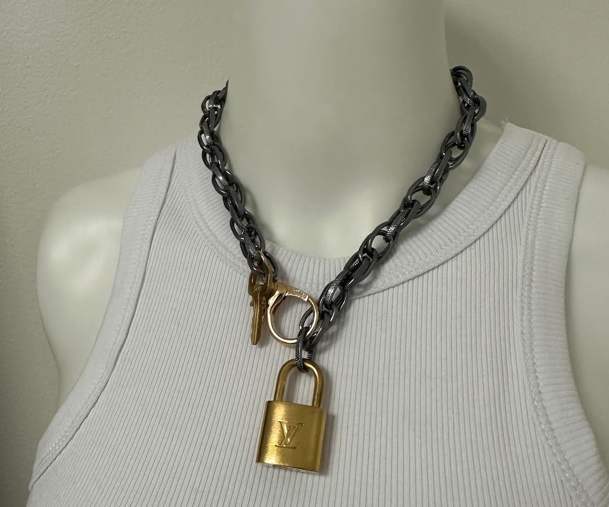 Vintage Lock & Key Necklace