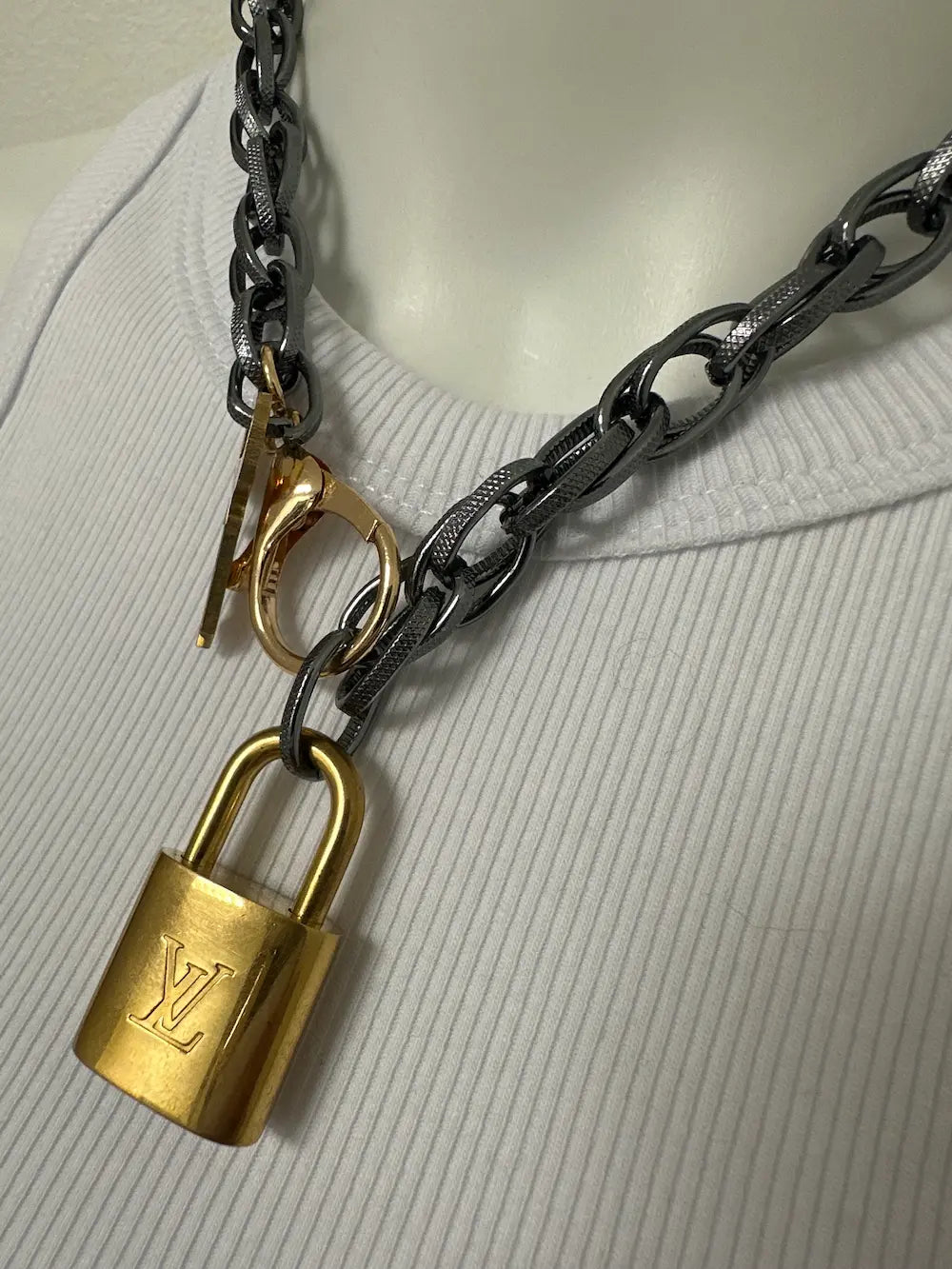 Vintage Lock & Key Necklace