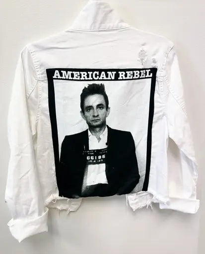 Mug Shot White Denim