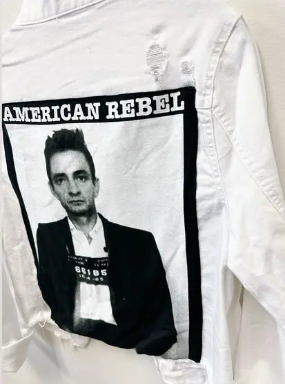 Mug Shot White Denim