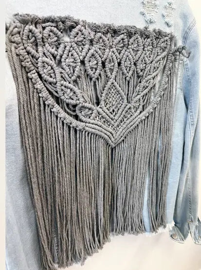 Macramé Smoke Denim SOLD OUT