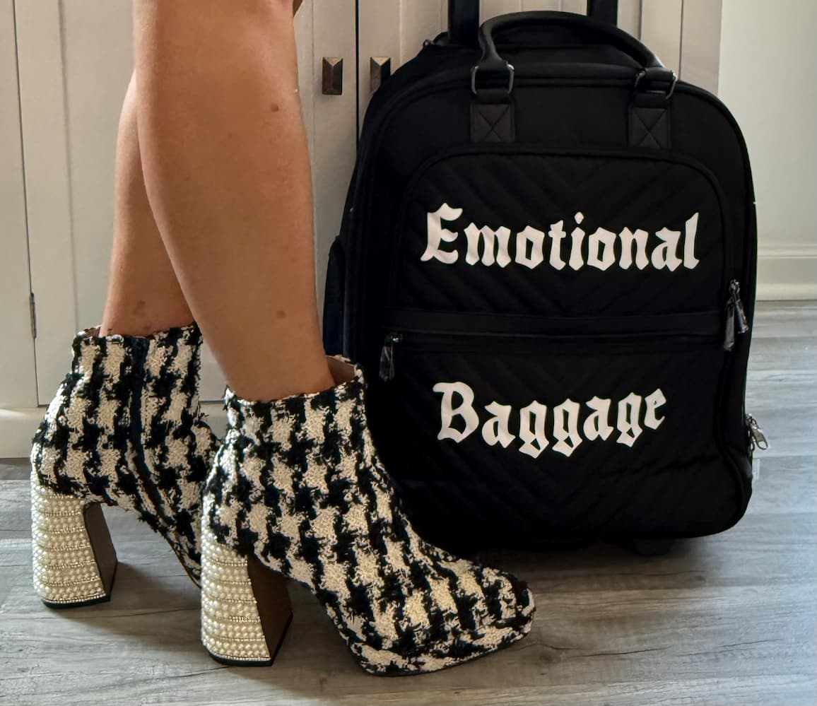 Emotional Baggage Rolling Backpack