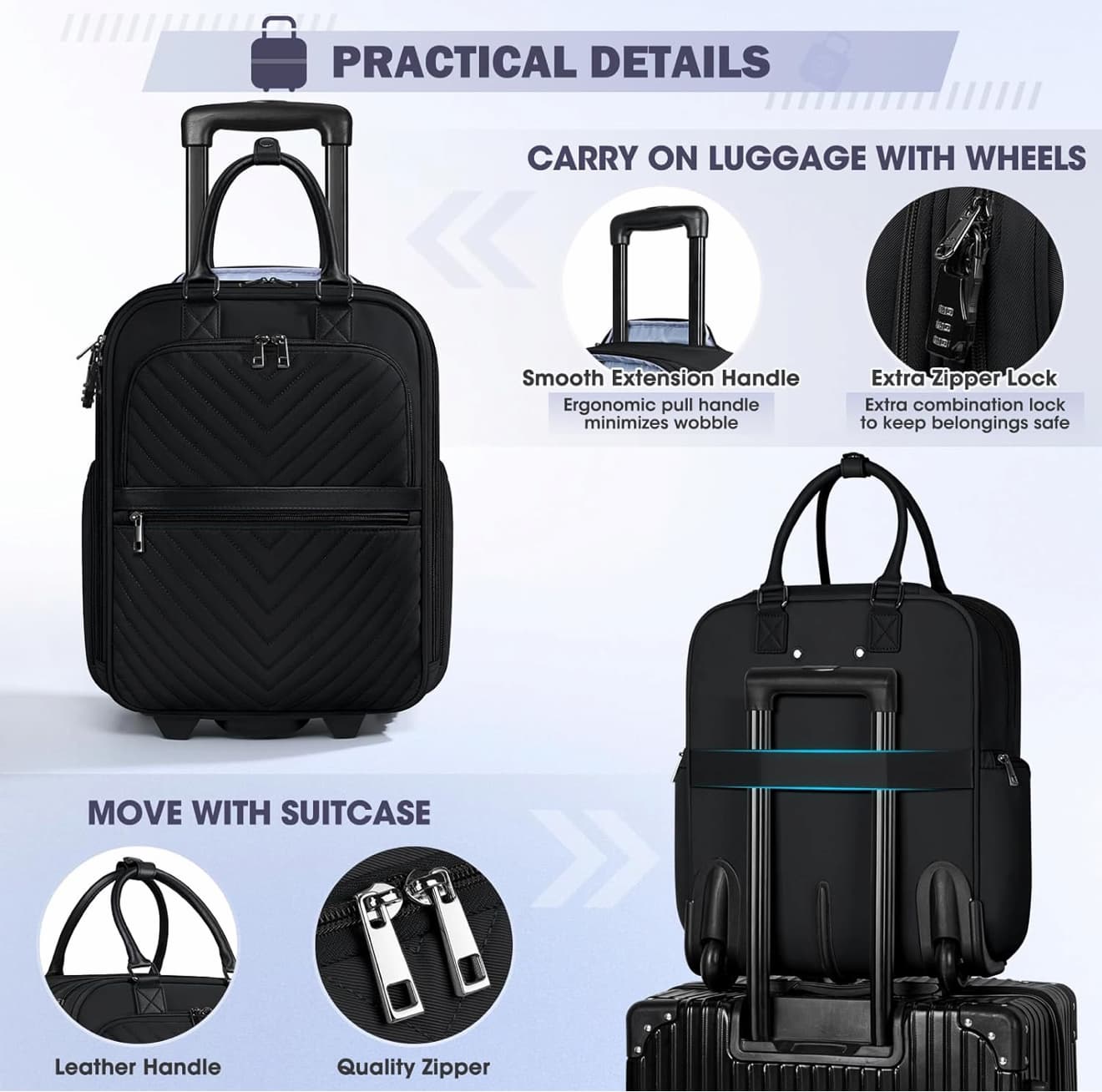 Emotional Baggage Rolling Backpack