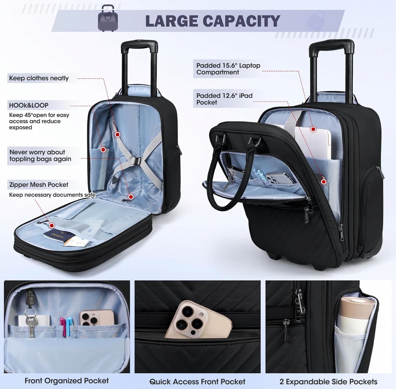 Emotional Baggage Rolling Backpack