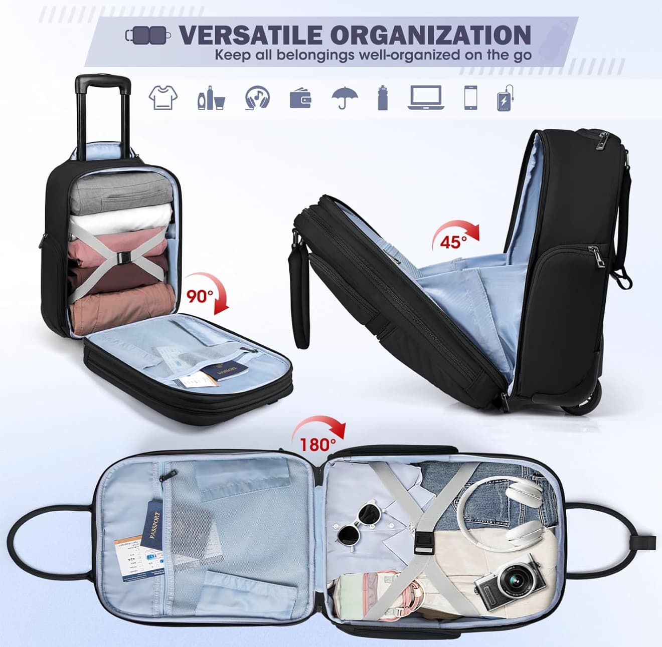 Emotional Baggage Rolling Backpack