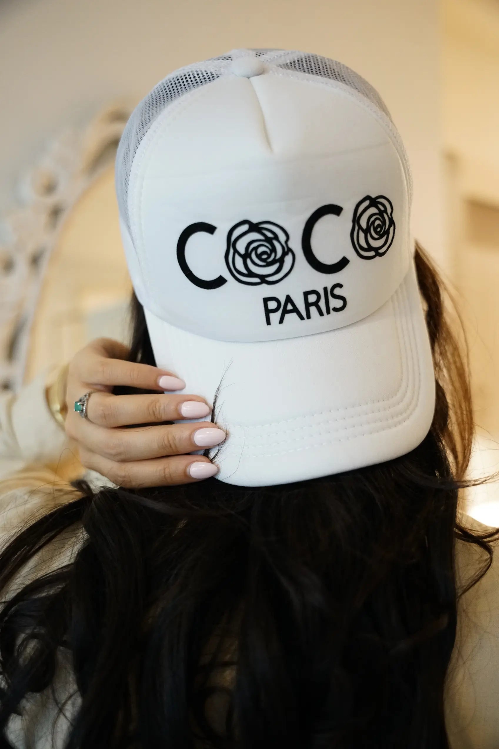 White Rose Trucker