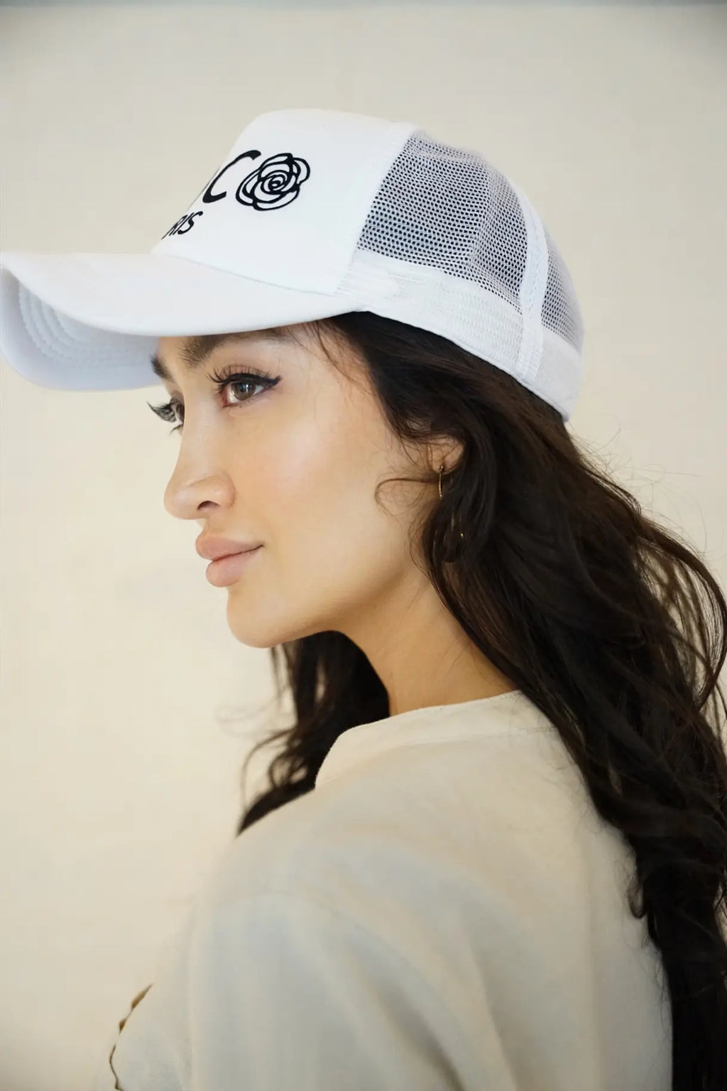 White Rose Trucker